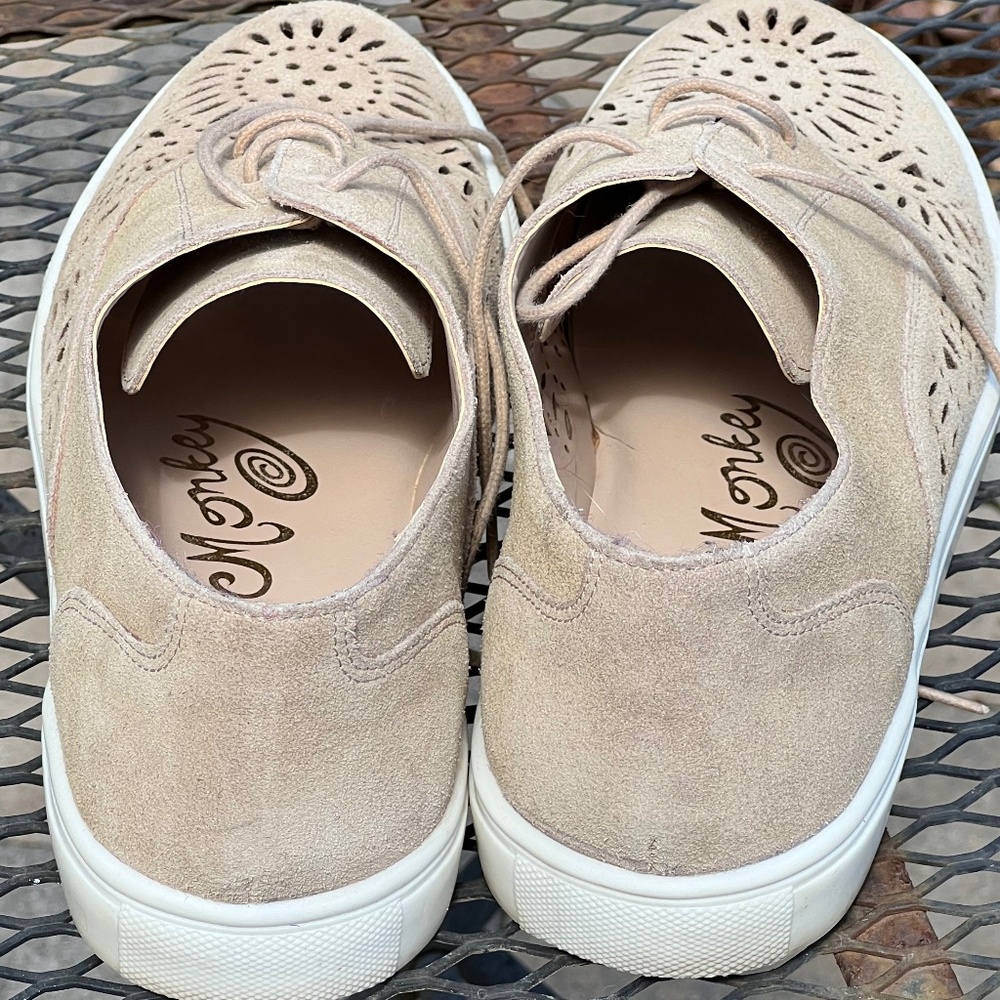 Naughty Monkey Kaleidoscope Suede Sneakers size 10 - Picture 7 of 10
